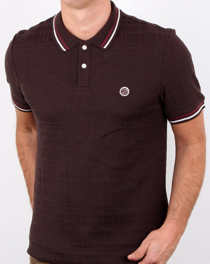 Pretty Green Arlow Polo Dunkelbraun
