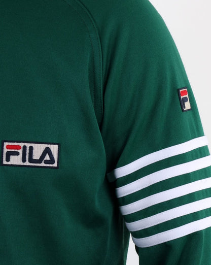 Fila Vintage 5-Streifen-Trainingsjacke Evergreen