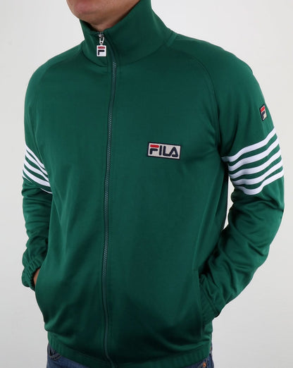 Fila Vintage 5-Streifen-Trainingsjacke Evergreen