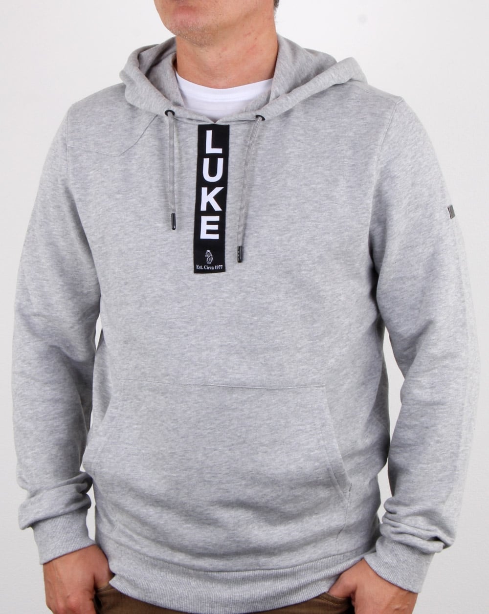 Luke Old Well Kapuzenpullover Hellgrau
