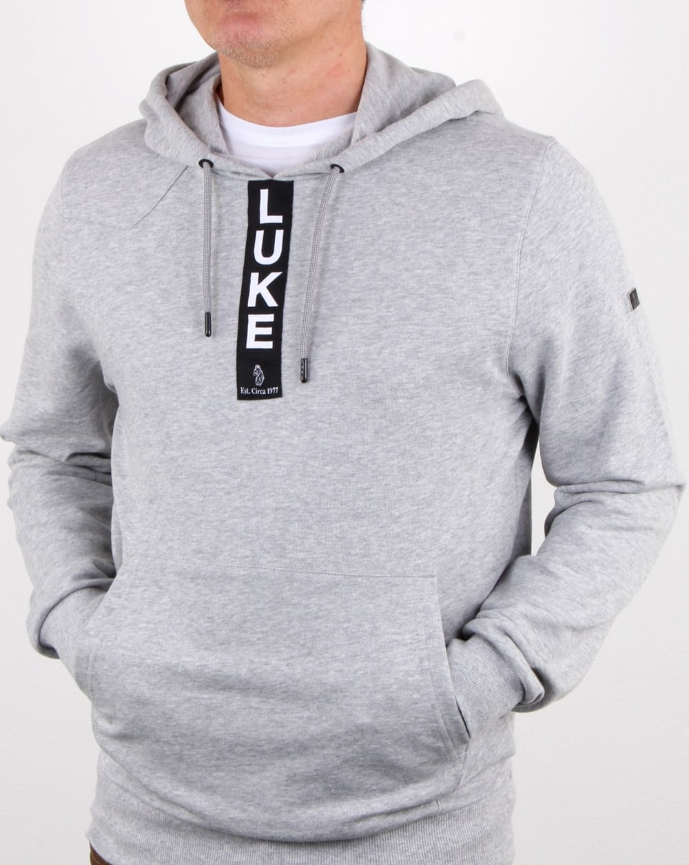 Luke Old Well Kapuzenpullover Hellgrau