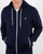 Gant Contrast Full Zip Hood in Navy-white
