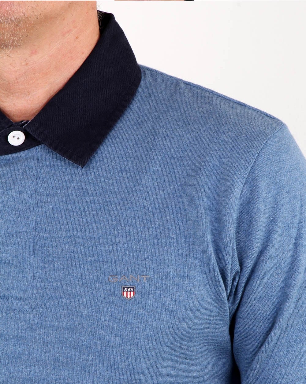 Gant Original Heavy Rugger Denim Blau Melange