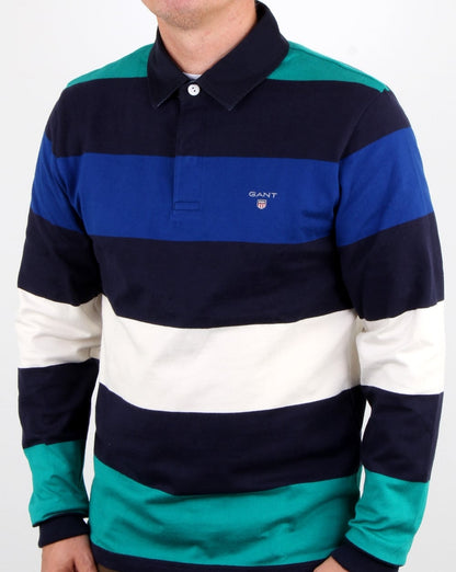 Gant Blockstreifen Heavy Rugger Abendblau
