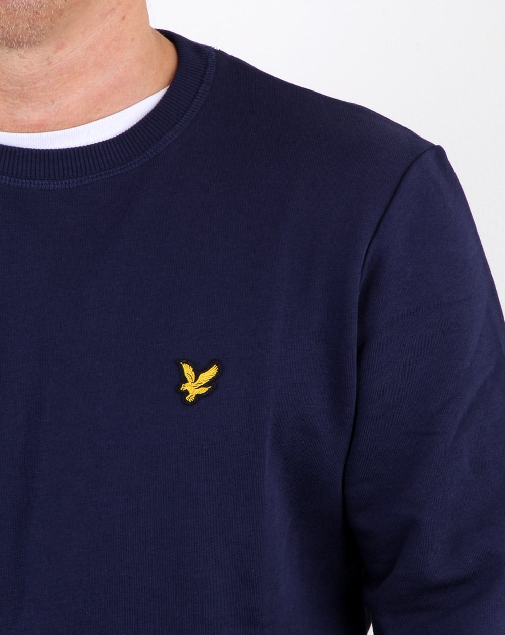 Lyle And Scott Sweatshirt mit Fronttasche, Marineblau