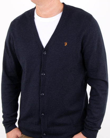 Farah – Jessie-Cardigan, Marineblau meliert