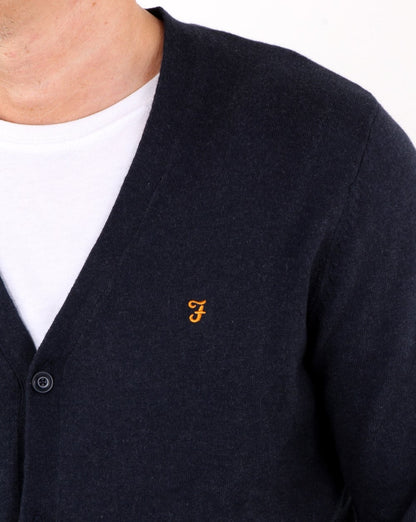 Farah – Jessie-Cardigan, Marineblau meliert