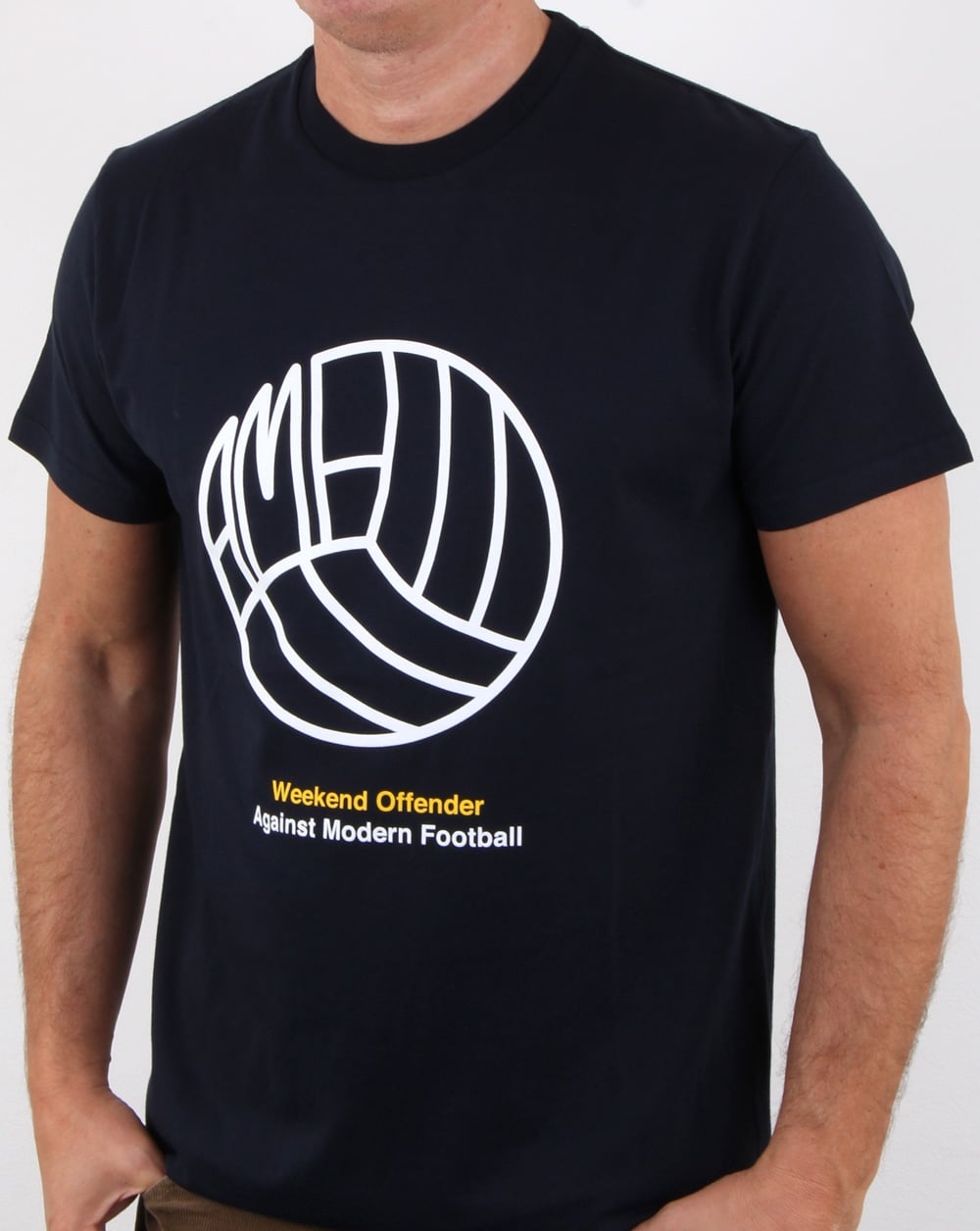 Weekend Offender Stand T-Shirt Marineblau
