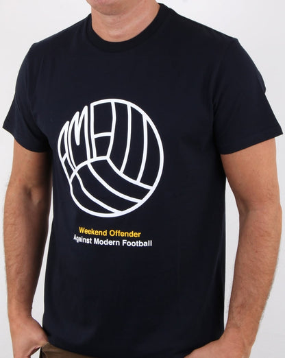 Weekend Offender Stand T-Shirt Marineblau