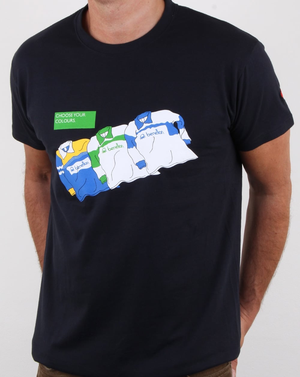 80s Casuals Wähle deine Farben T-Shirt Marineblau