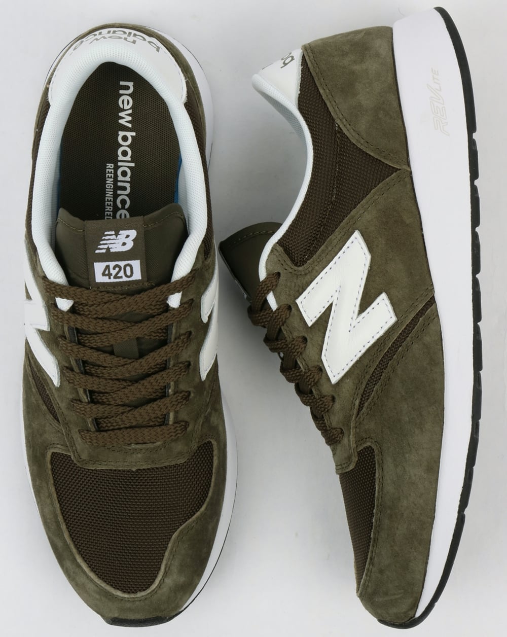 New Balance 420 Re-Engineered Sneaker Olivgrün