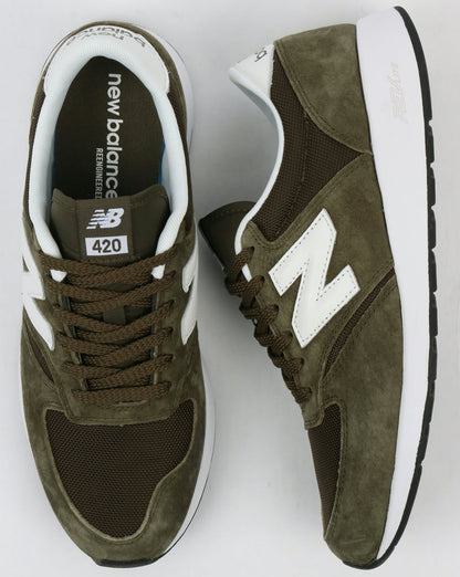 New Balance 420 Re-Engineered Sneaker Olivgrün