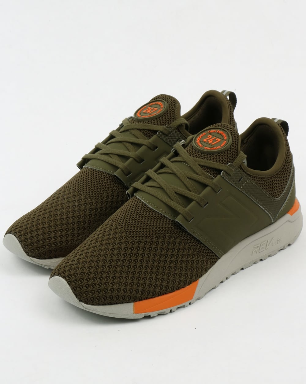 New Balance 247 Sport Sneaker Oliv/Orange