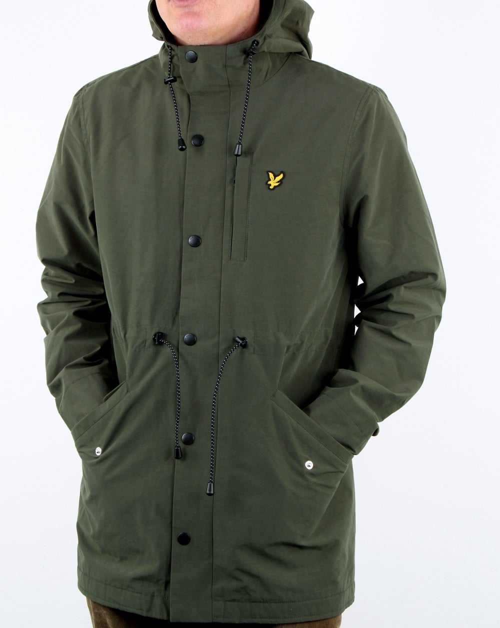 Lyle And Scott Microfleece-Parka Blattgrün