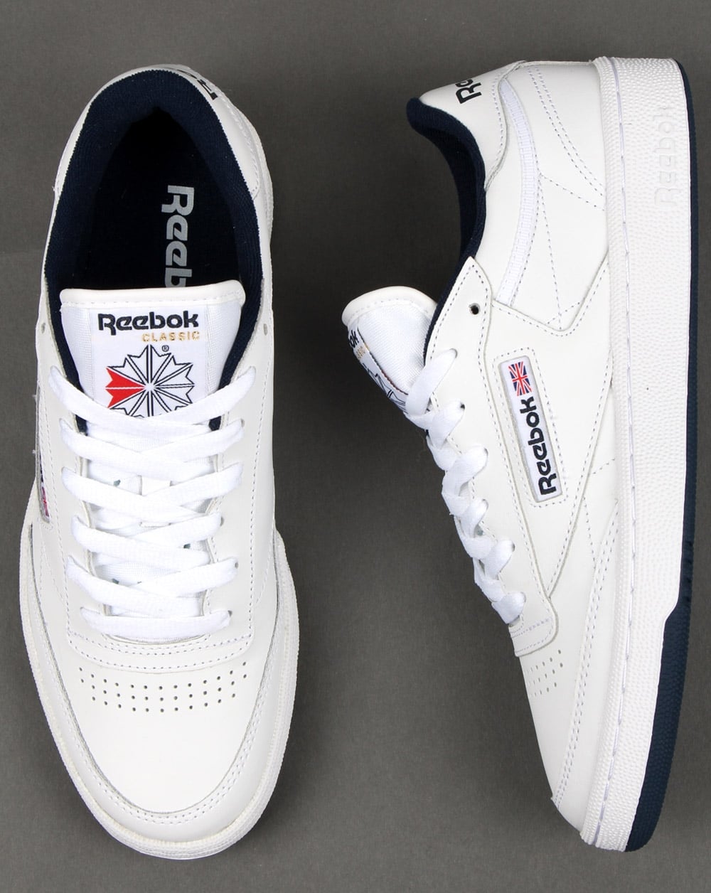 Reebok Club C 85 Sneaker Weiß/Marineblau