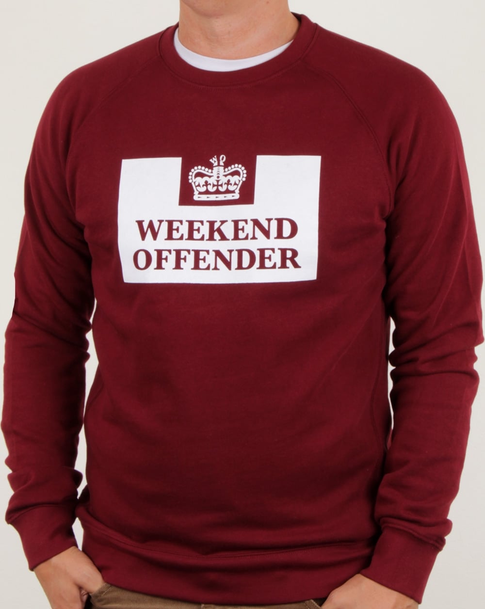 Weekend Offender Penitentiary Sweatshirt Granatrot