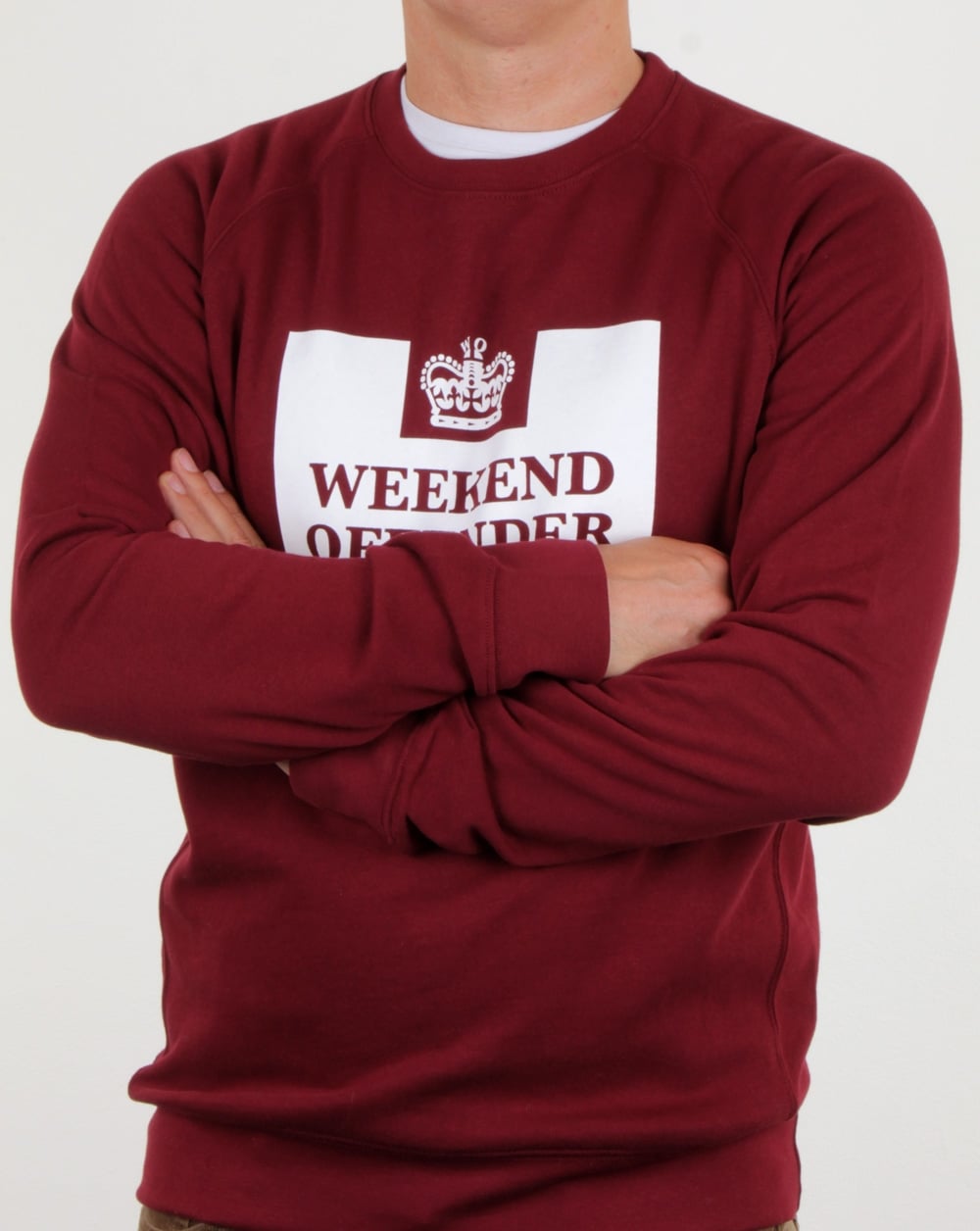 Weekend Offender Penitentiary Sweatshirt Granatrot