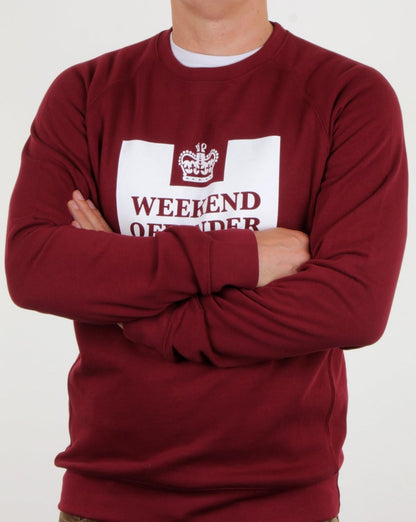 Weekend Offender Penitentiary Sweatshirt Granatrot