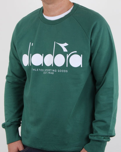 Diadora Logo Sweatshirt Grün