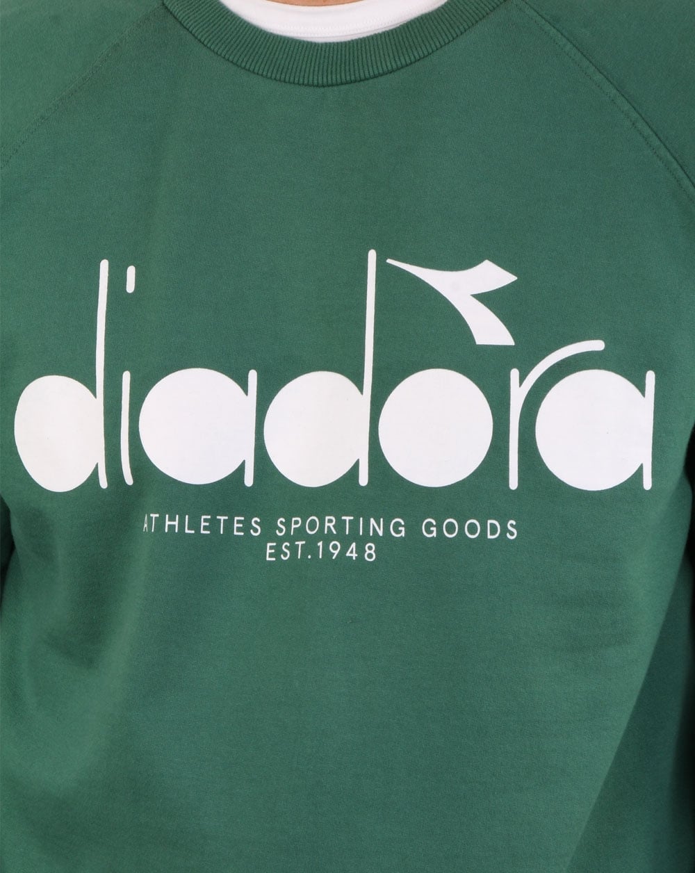 Diadora Logo Sweatshirt Grün