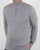 Gant Detail Texture Quarter Zip Grey Marl