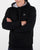 Lacoste Hooded Overhead Sweat Black/silver Chine