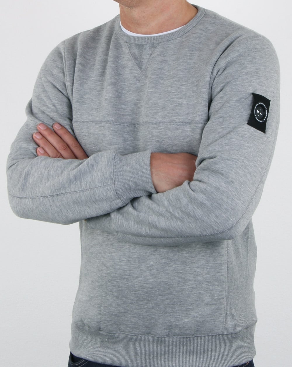 Marshall Artist – Siren – Sweatshirt mit Rundhalsausschnitt, Grau meliert