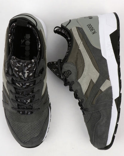 Diadora N9000 Camo Socken Turnschuhe Grau