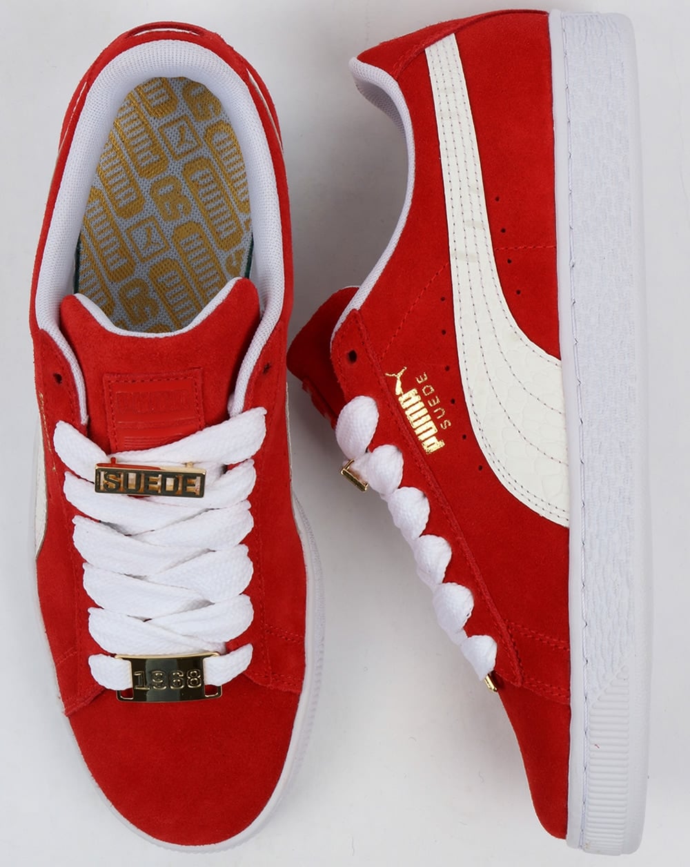 Puma Suede Classic Bboy Fabulous Trainers Red/white