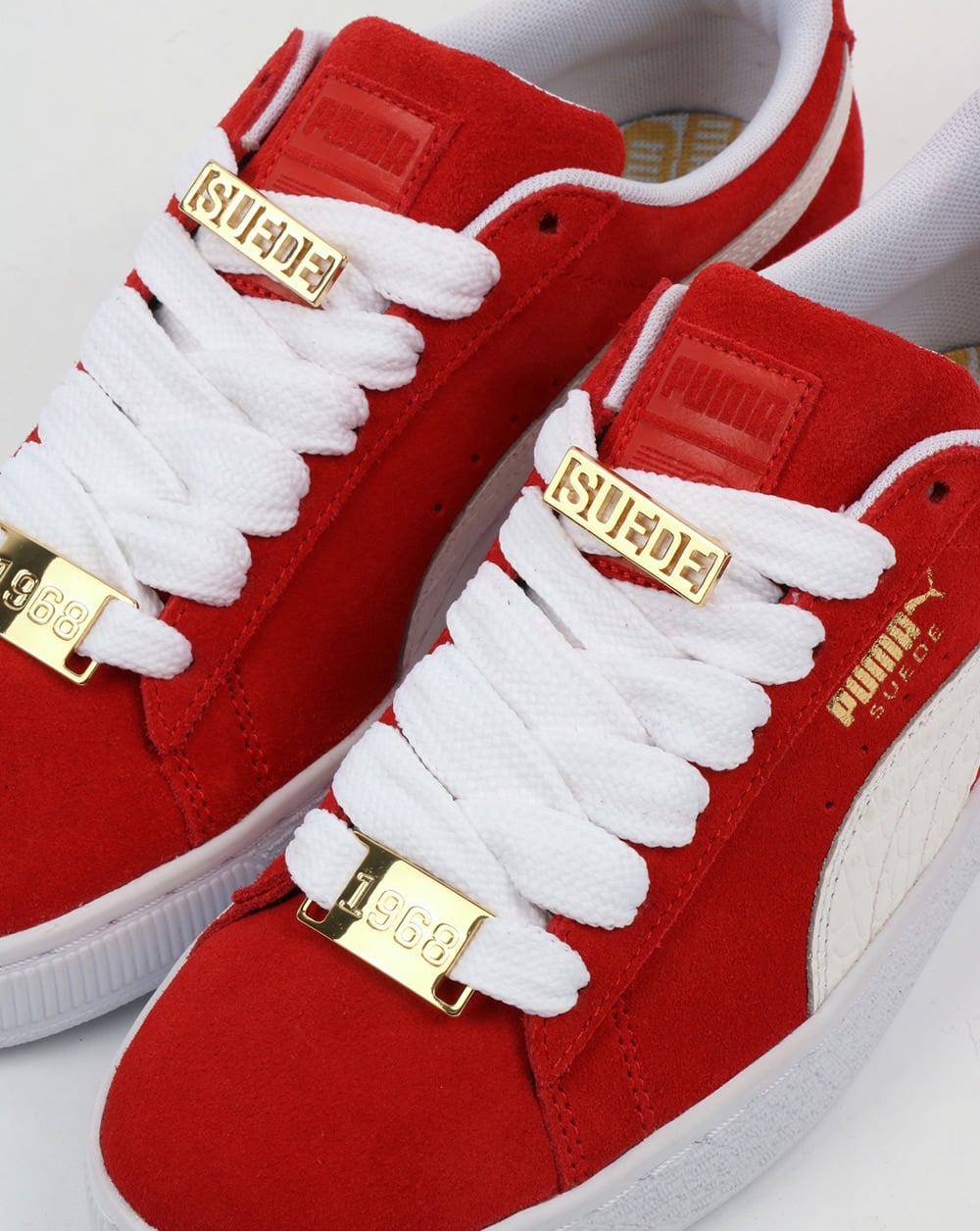 Puma Suede Classic Bboy Fabulous Trainers Red/white