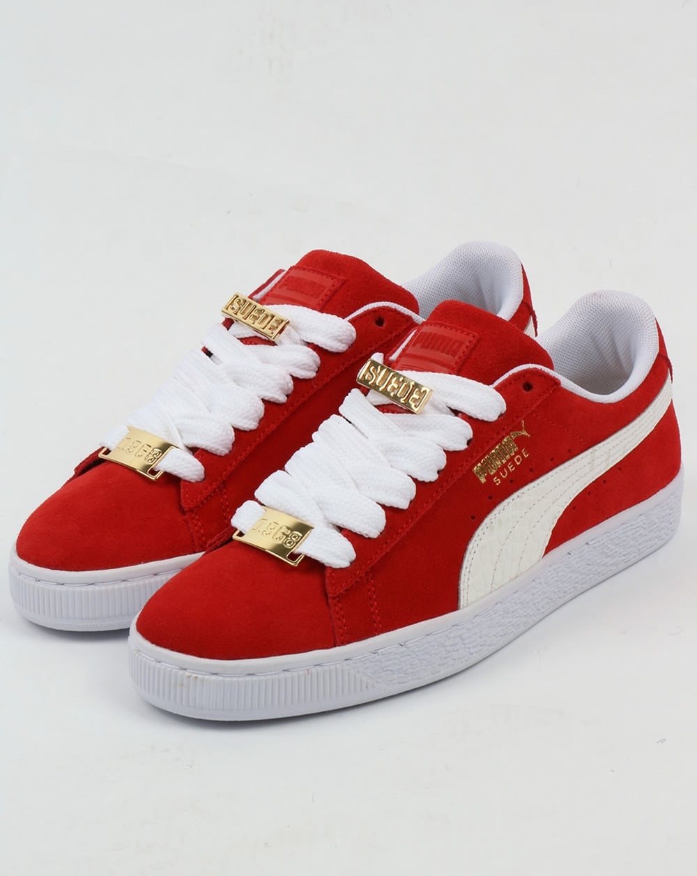 Puma Suede Classic Bboy Fabulous Sneaker Rot/Weiß