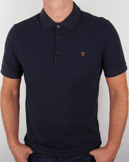 Farah Blaney Poloshirt Marineblau
