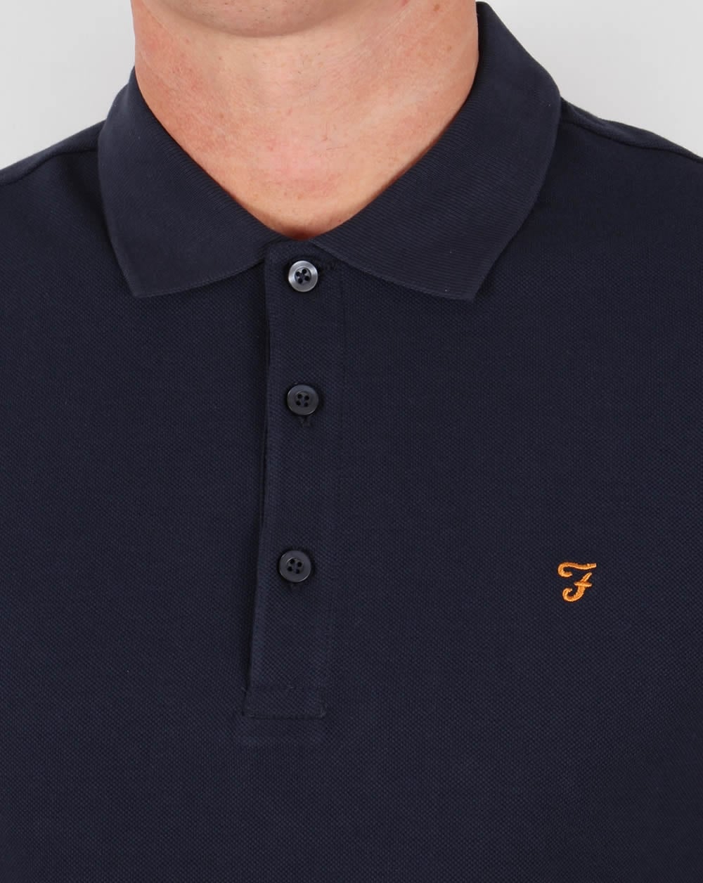 Farah Blaney Poloshirt Marineblau