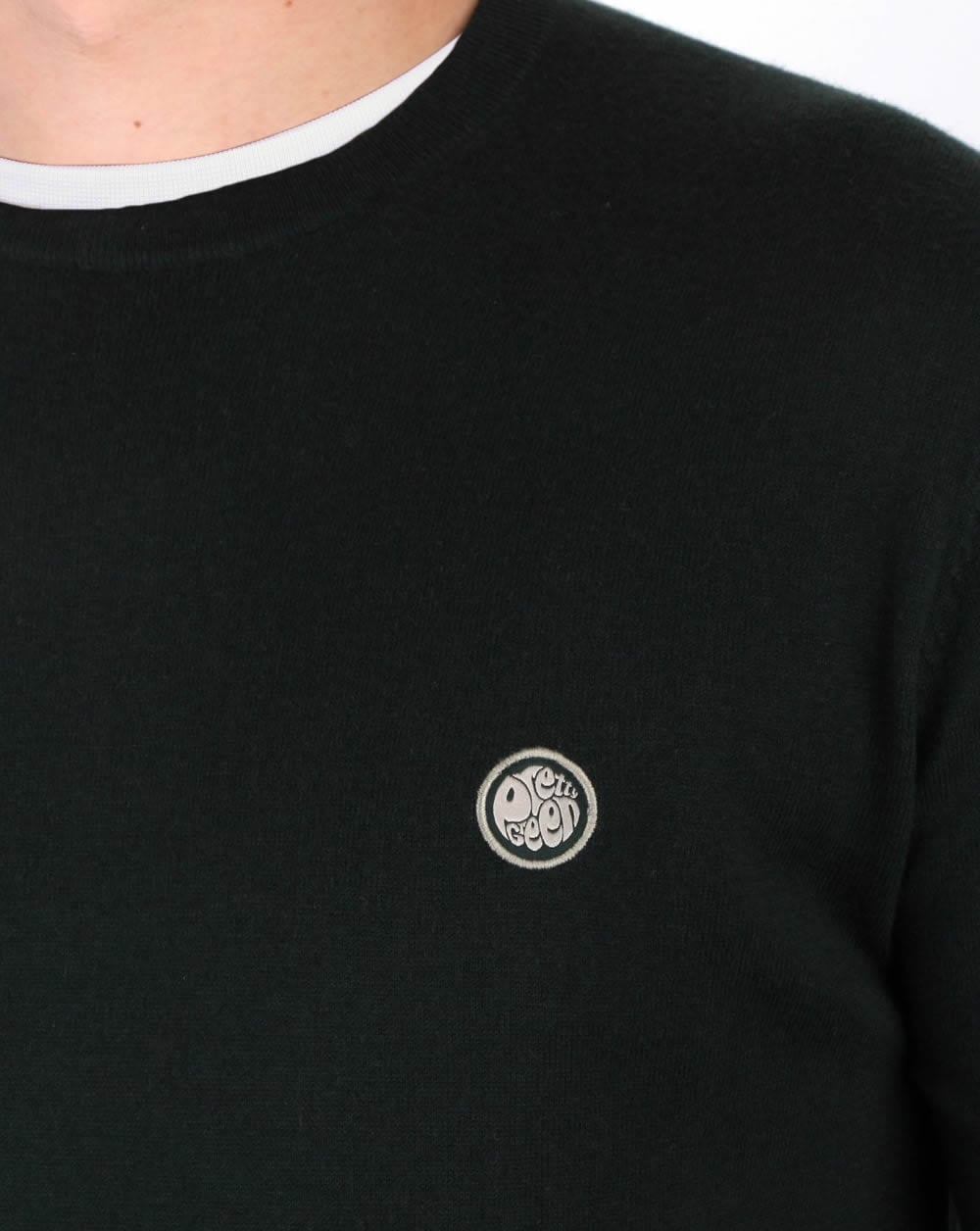 Pretty Green Hinchcliffe Rundhalspullover Grün