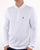 Luke Pinsent Long Sleeve Polo White