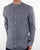 Tommy Hilfiger Grandad Collar Shirt Dark Indigo