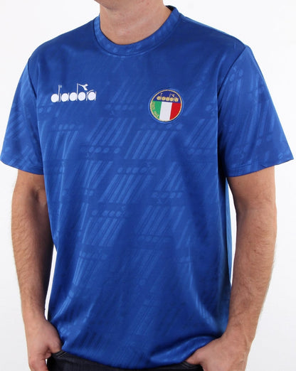 Diadora Rb94 Italia T-Shirt Olympia Blau