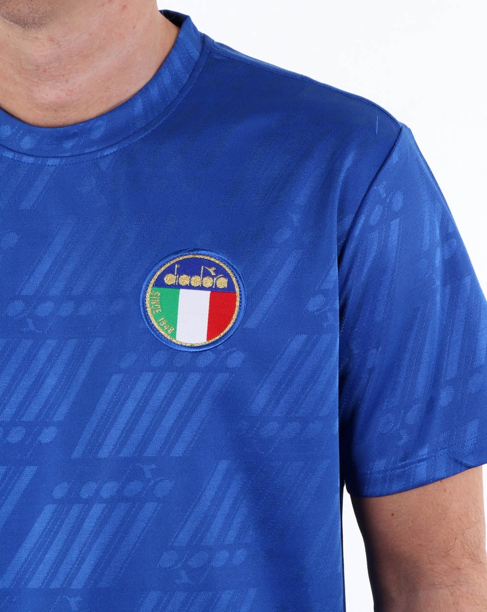 Diadora Rb94 Italia T-Shirt Olympia Blau