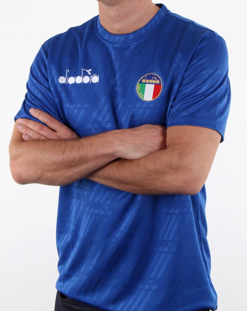 Diadora Rb94 Italia T-Shirt Olympia Blau