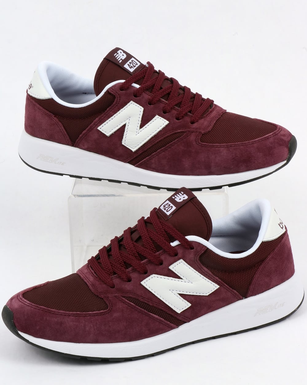 New Balance 420 Re-engineered Sneaker Burgunderrot