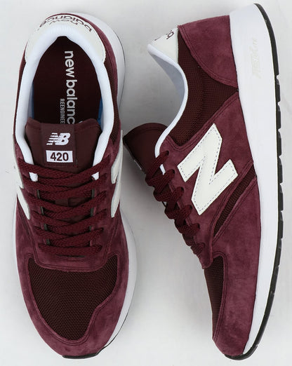New Balance 420 Re-engineered Sneaker Burgunderrot