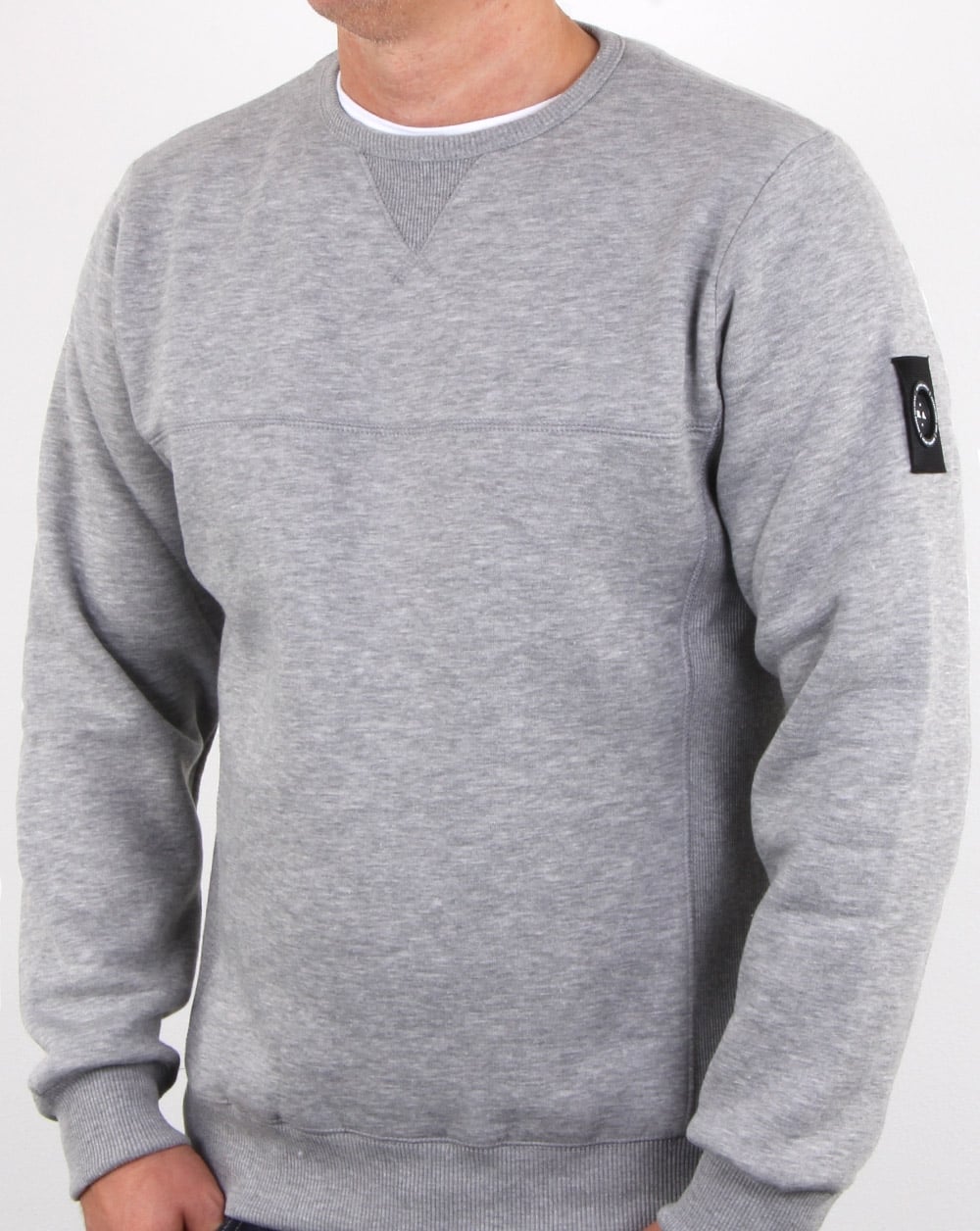 Marshall Artist – Siren – Sweatshirt mit Rundhalsausschnitt, Grau meliert