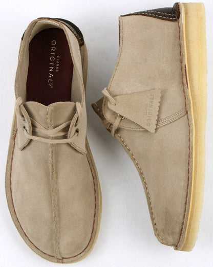 Clarks Originals Desert Trek Wildlederschuhe Sand