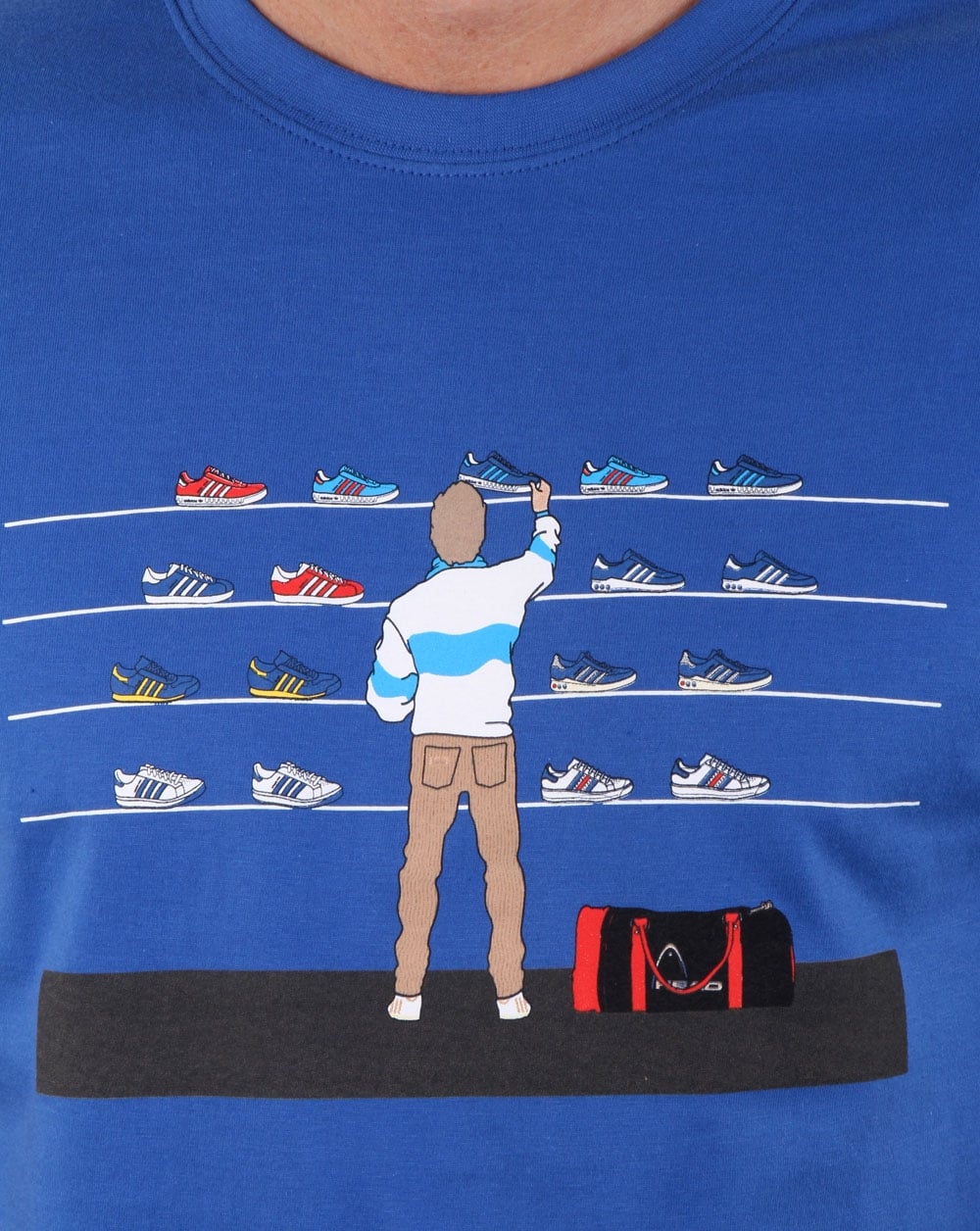 Achtziger Tales Of Train Journeys T-Shirt Königsblau