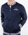 Lacoste Bomber Poly Track Top Navy/white