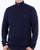 Gant Dot Texture Half Zip Classic Blue