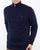 Gant Dot Texture Half Zip Classic Blue