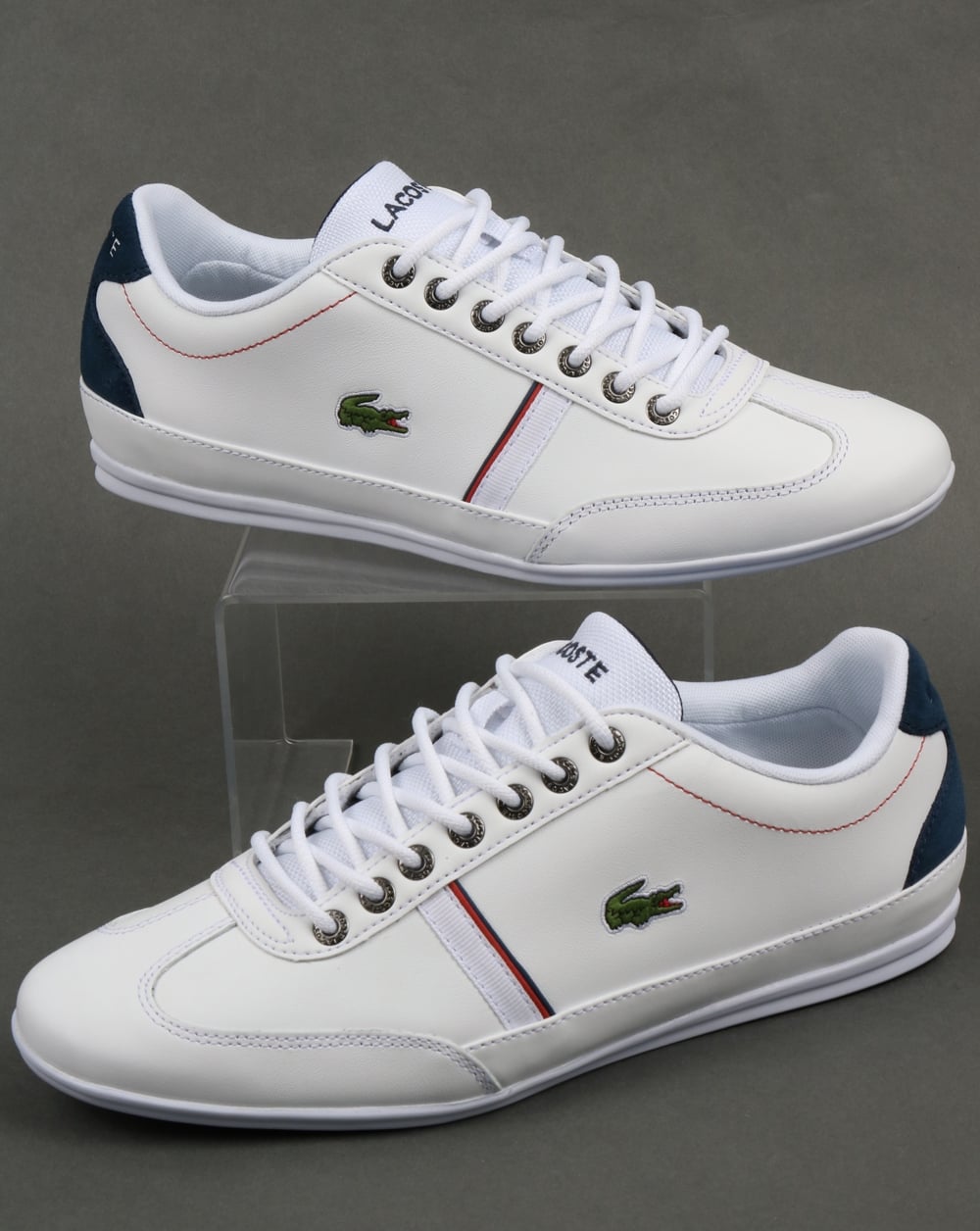 Lacoste Misano Sport Sneakers Weiß/Marineblau