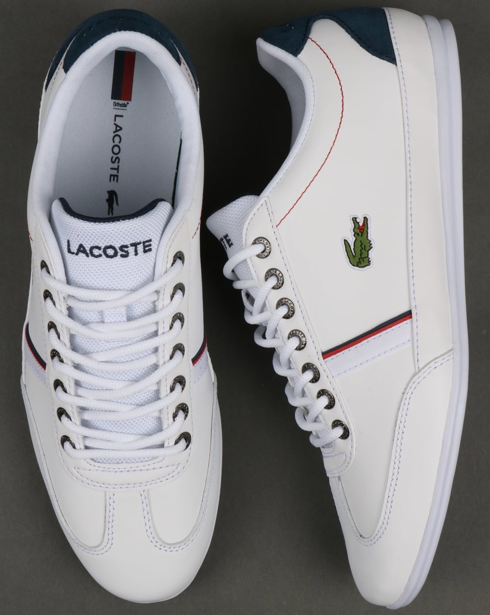 Lacoste Misano Sport Sneakers Weiß/Marineblau