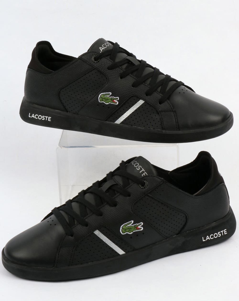 Lacoste Novas Sneakers Schwarz/Silber